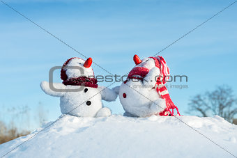 Couple of snowmen