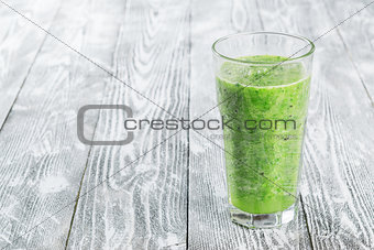 Fresh Green Smoothie from Fruit and Vegetables