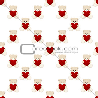 Teddy Bear Valentines Day Card