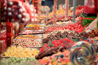 Candies for sale on Belgrade Christmas Market