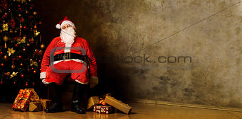 Tired Santa Claus