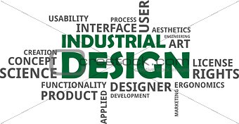 word cloud - industrial design