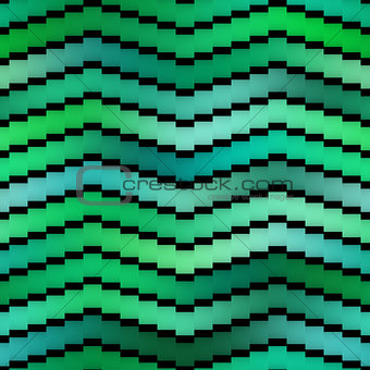 ZigZag Lines Gradient Tiling. Seamless Multicolor Pattern.
