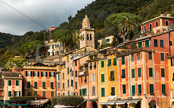Colorful Houses in Portofino - Liguria Italy