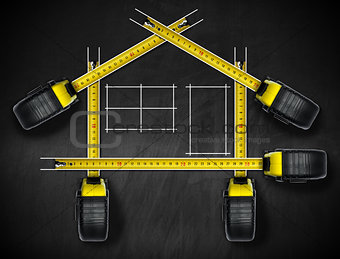 House Project - Tape Measures Tools
