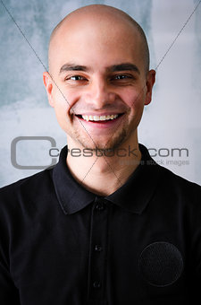 Happy man portrait