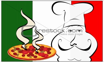 italian pizza chef