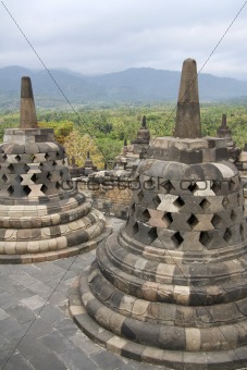 borobudur stupas