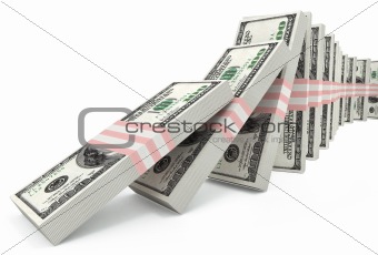 violation of stability of dollar's course illustration