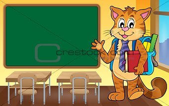 School cat theme image 4