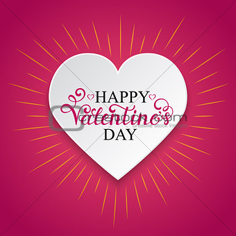 Happy Valentine s day inscription