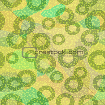 Abstract Green Seamless Pattern