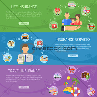 Insurance Services Horizontal Banners
