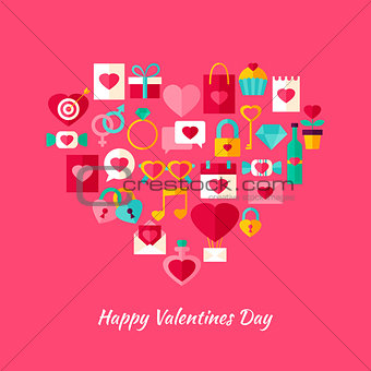 Heart Shape Valentine Day Objects