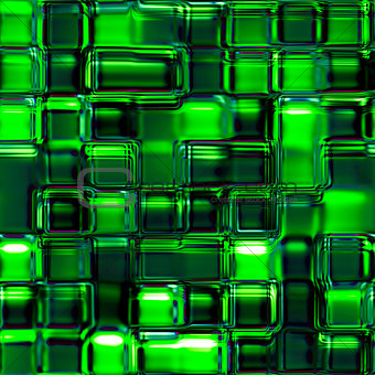 Seamless Texture abstract green squares