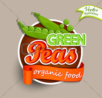 Green peas logo.