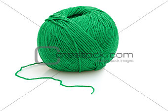 Ball of woolen threads