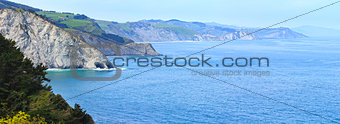 Atlantic Ocean coastline, Biscay Bay, Spain.