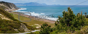 Beach Azkorri or Gorrondatxe view.