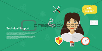 technical support banner