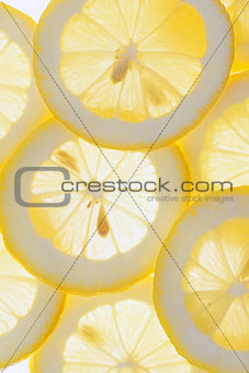 Lemon slices background