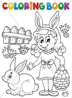 Coloring book Easter topic image 2
