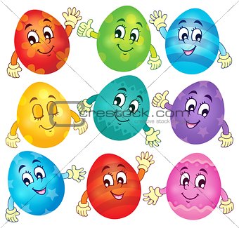 Happy Easter eggs collection 2