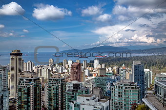 View from Vancouver  Downtown on Vancouver Harbor