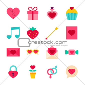 Valentine Day Objects