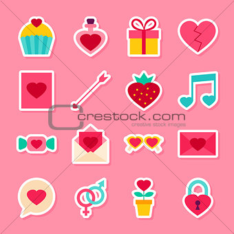 Valentine Day Stickers