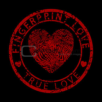 Fingerprint Love-True Love