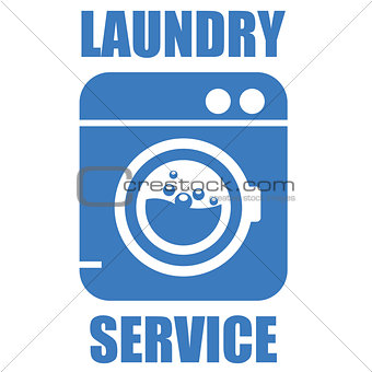 Laundry (washhouse) service simple icon