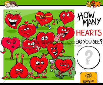how many hearts activity
