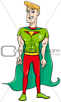 superhero cartoon character
