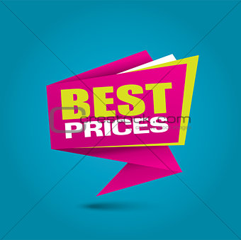 Best price bubble banner in vibrant colors