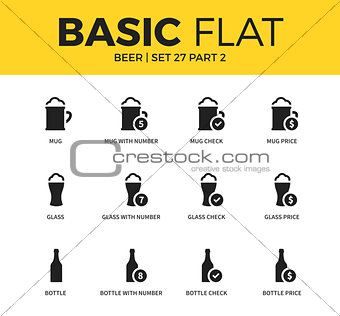 Basic set of beer icons