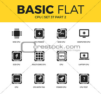 Basic set of PC chip icons