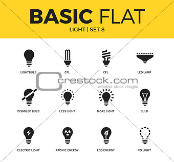 Basic set of light icons