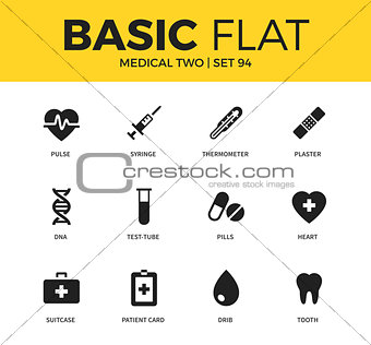 Basic set of Medical two icons