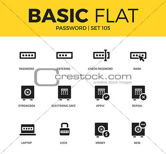 Basic set of Password icons