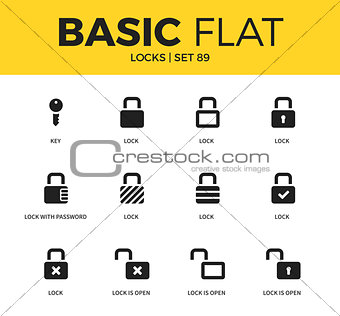 Basic set of Locks icons