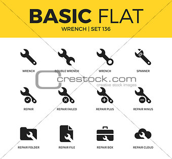 Basic set of Wrench icons