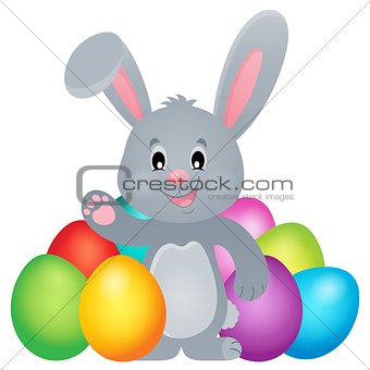 Stylized Easter bunny theme image 2
