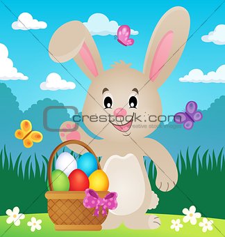 Stylized Easter bunny theme image 4