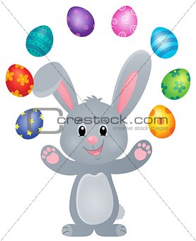 Stylized Easter bunny theme image 5