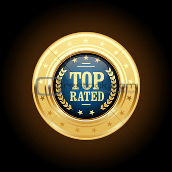 Top rated golden insignia - appreciated medal