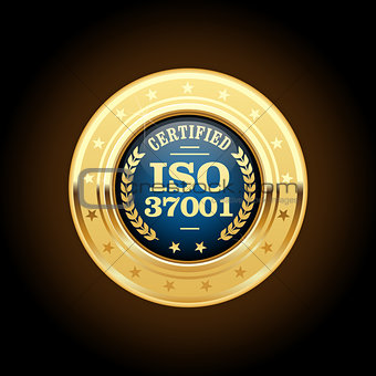 ISO 37001 - Anti-bribery management systems medal
