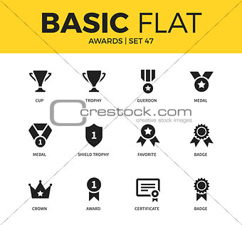 Basic set of Awards icons