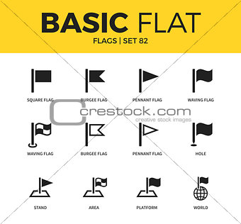 Basic set of flags icons