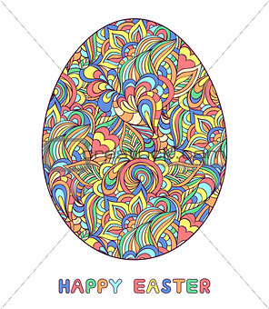 abstract easter egg